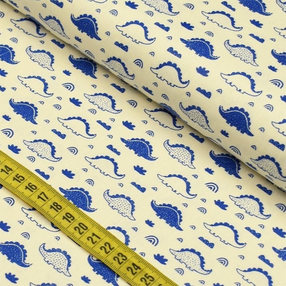 Tecido Estampado para Patchwork - Dinos 2672 (0,50x1,40)