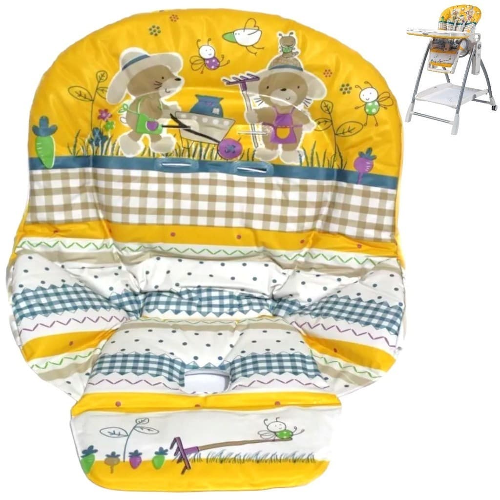 CAPA ESTOFADO PARA CADEIRA PRIMA PAPPA NEWBORN/SIESTA GARDEN GIALLO