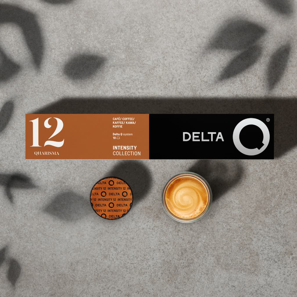 Capsula Café Expresso Delta Q Original Qharisma Nº12 Cx.10 Exclusiva Para Cafeteiras Delta Q 50ml