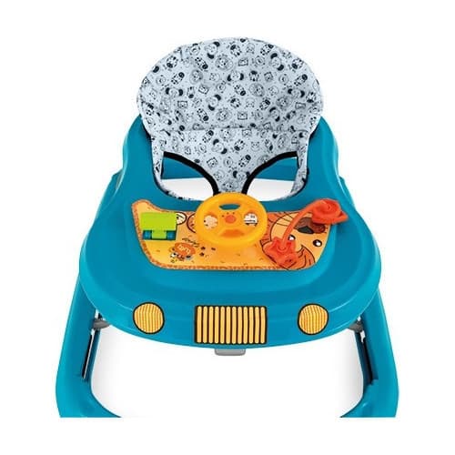 Andador Infantil De Bebê Safari Azul Tutti Baby