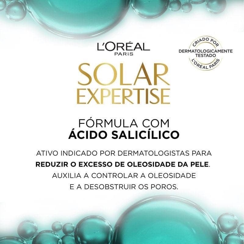 Protetor Solar Facial L'Oréal Paris Solar Expertise Antioleosidade FPS60 40g