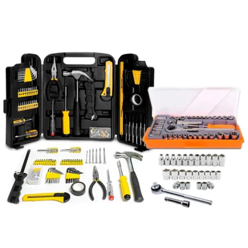 Jogo De Ferramentas 129 Pçs + 40 Soquete Sparta kit completo