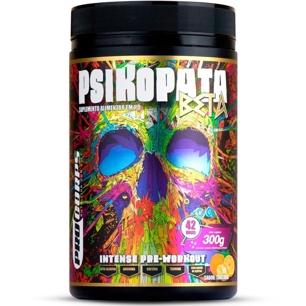 Pré Treino Psikopata Beta - (300g) - Pro Corps
