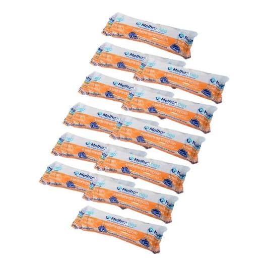 Kit C/12 Faixa Atadura De Crepom 13 Fios 15cm 1,8m Melhormed
