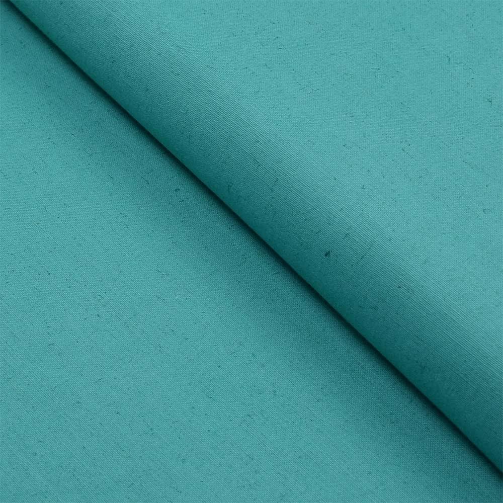 Tecido Blend de Linho Para Patchwork - Verde Caribe (0,50x1,50)