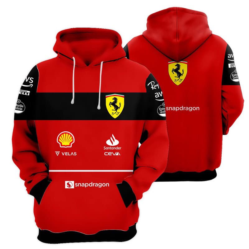 Moletom ferrari esportivo blusa de frio caminhoneiro agasalho masculino motos moleton fem casaco