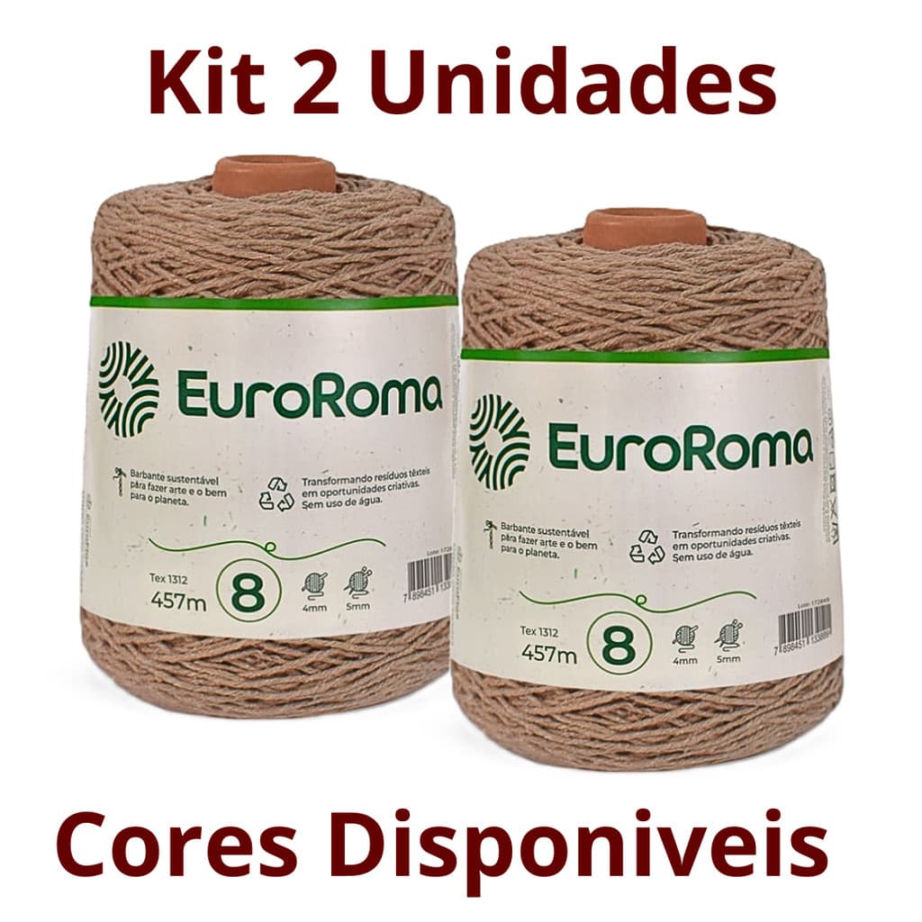Kit 2 Barbante EuroRoma 8 600g