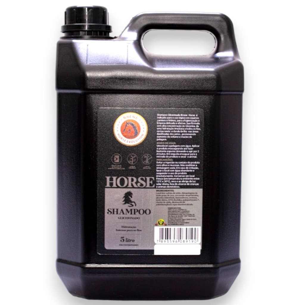 Shampoo para Cavalos Cães e Gatos 5l Brene Horse Glicerinado