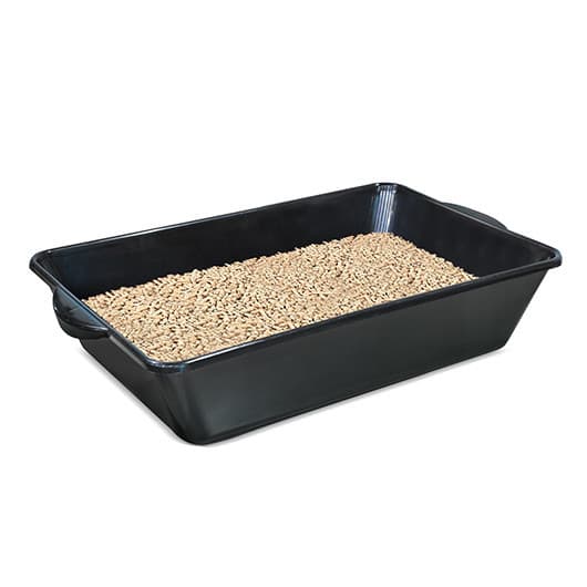 Bandeja Sanitária de Areia Preta Animais Super Gatos 12 Lts
