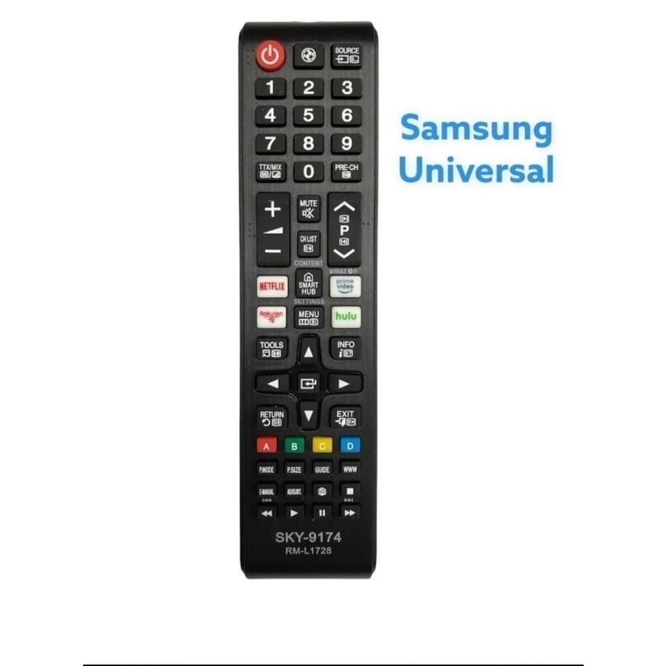 Remote Control For Samsung Smart Netflix Prime Video TV Rakuten RM-L 1728 (9174)