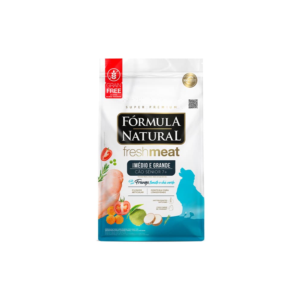 FORMULA NATURAL FRESH MEAT SENIOR MEDIO E GRANDE 12KG