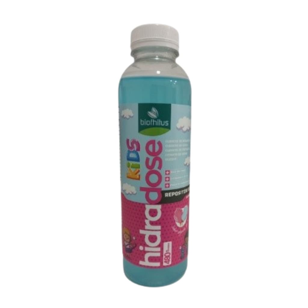 Hidradose Kids Algodão Doce Repositor Eletrolítico 480mL Biophitus