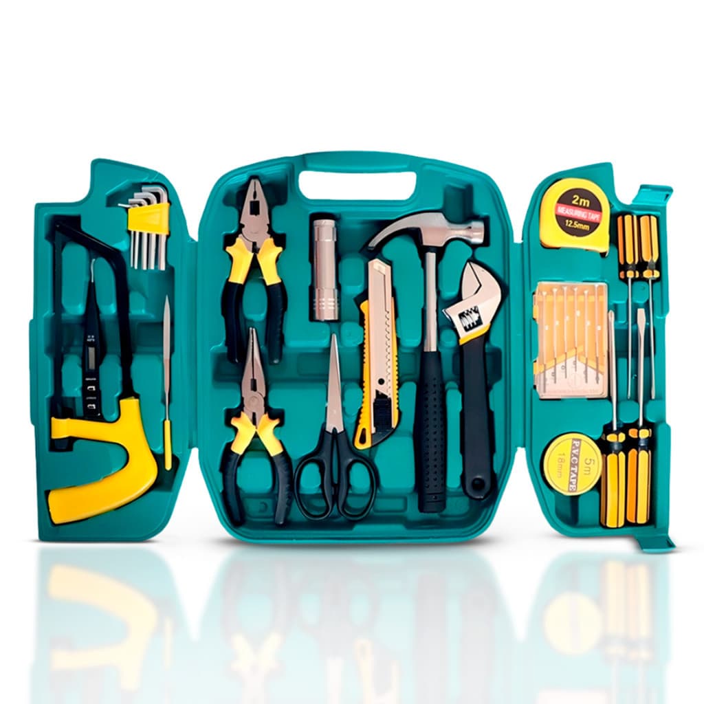 Kit de Ferramentas Completo com 27 Peças - Maleta para Reparos e Manutenção