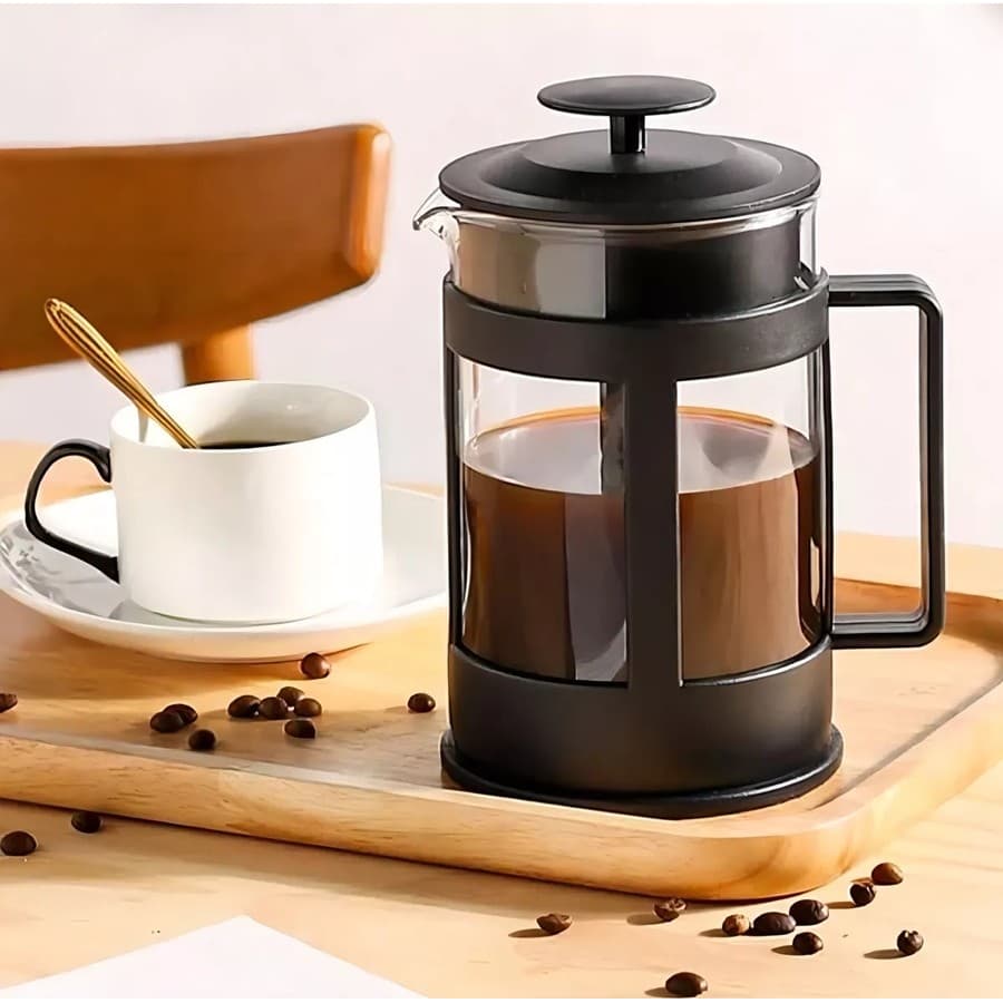 Cafeteira Francesa Manual Café Expresso Leite Cremoso 600ml
