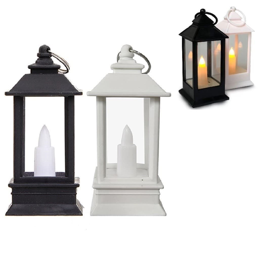 Vela Luminária Lampião Decoração LED Lamparina Eletrônica Mini