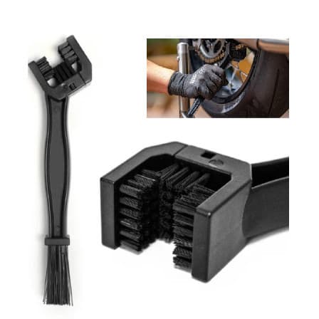 Escova Limpeza de Corrente Transmissão Moto Motos Bike Bicicleta