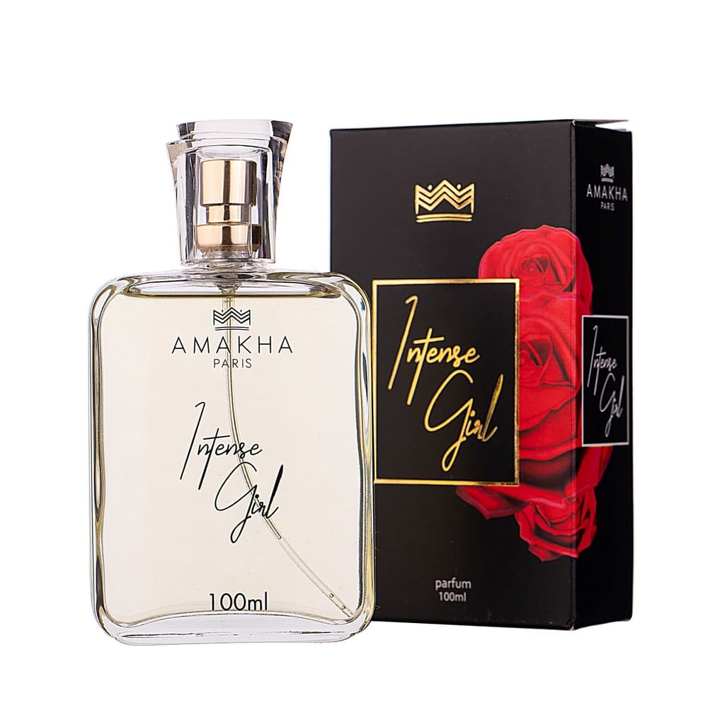 Perfume Feminino Intense Girl 100ml Original Amakha Paris | Floral Frutal Vibrante | Inspirado em Importado