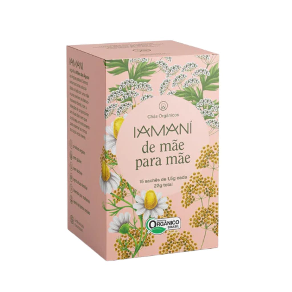 Chá Orgânico De Mãe Para Mãe – 2 Caixas - 15 Sachês – IAMANÍ