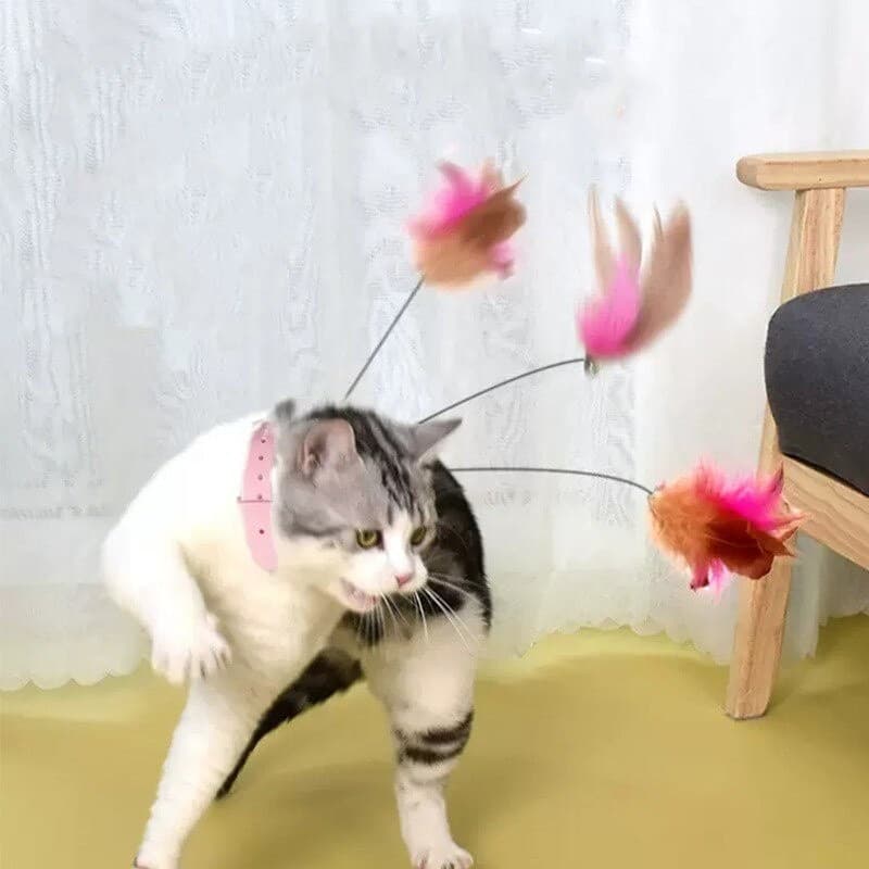 Brinquedos Interativos Para Gatos , Quebra-Cabeça Engraçado , Bastão De Sino , Coleira De Animal , Varinha De Brincar De
