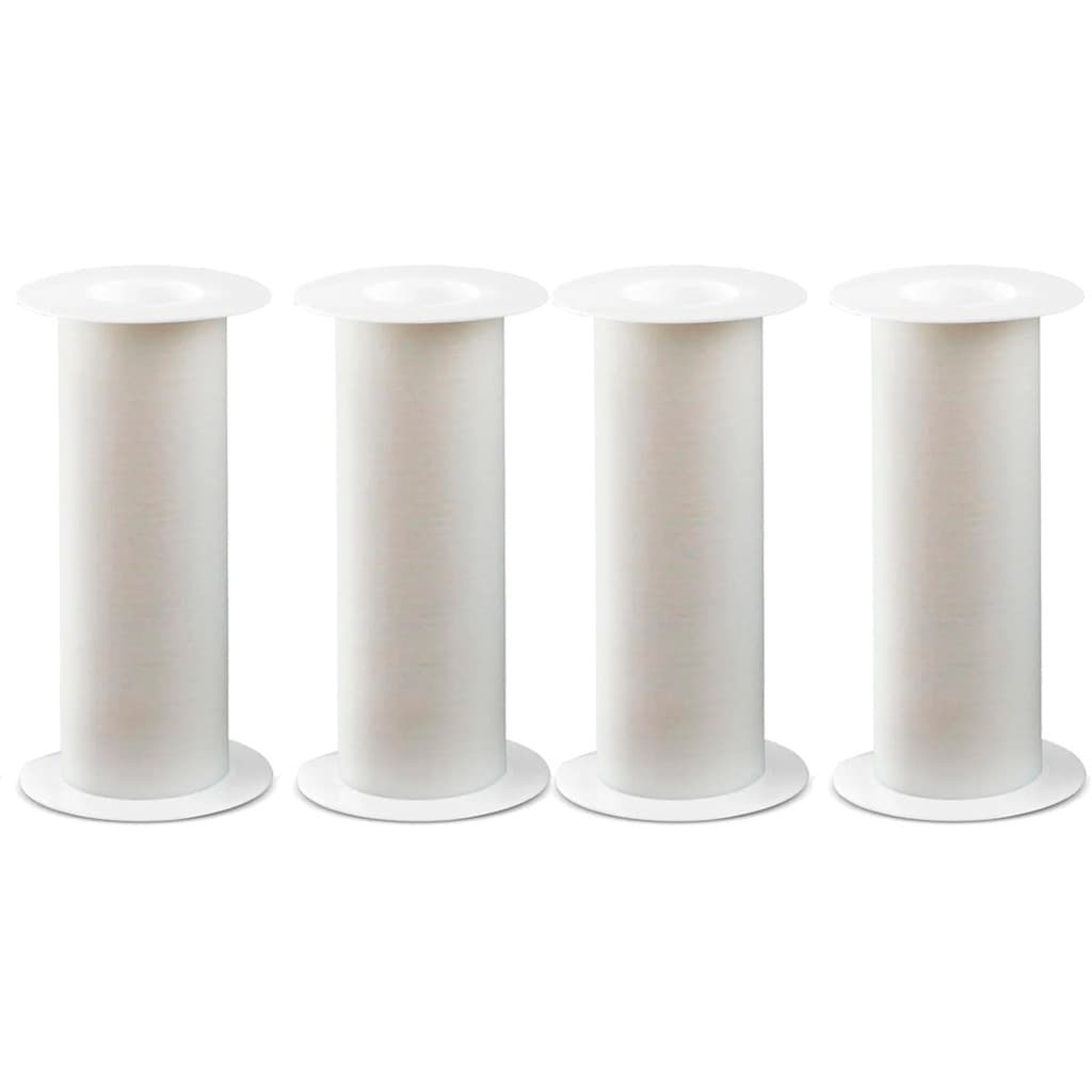 Kit 04 Micropore Fita microporosa grande 10x4,5cm 4 unid. Branco com ANVISA