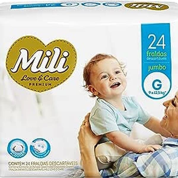 Fralda Mili Love & Care - Jumbo G
