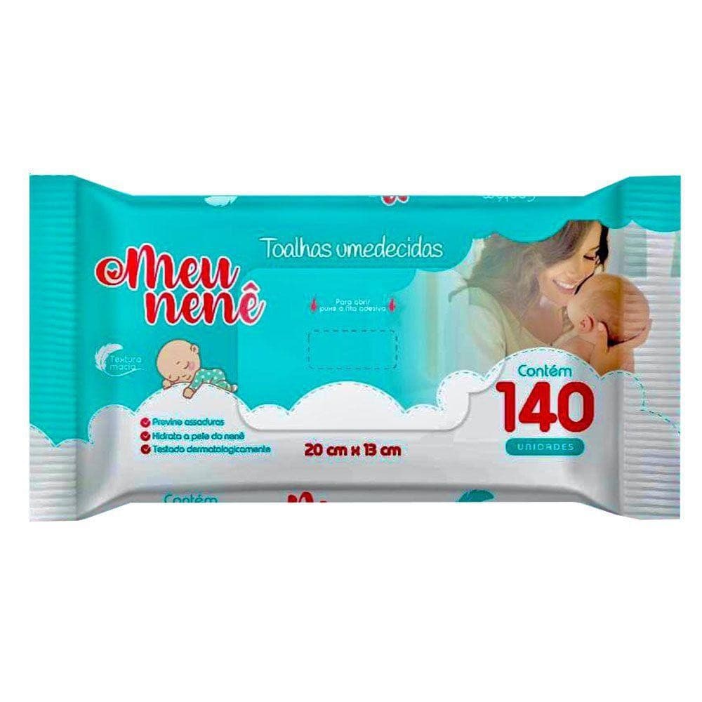 Toalha Umedecida Meu Nenê - 140 unidades