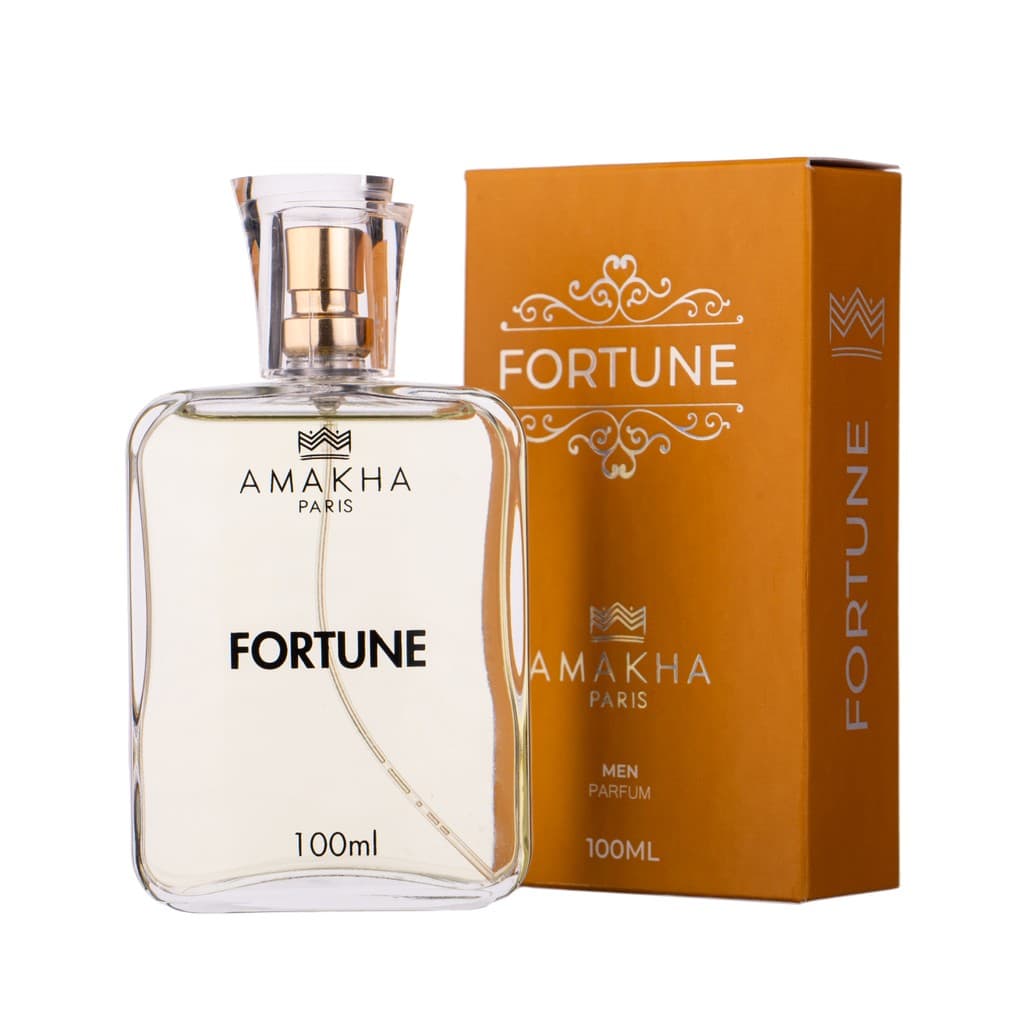Perfume Masculino Original Fortune 100ml Amakha Paris - Amadeirado Social Inspirado em Importado