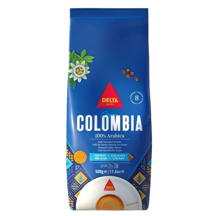 CAFÉ EM GRÃOS DELTA COLOMBIA - 500g