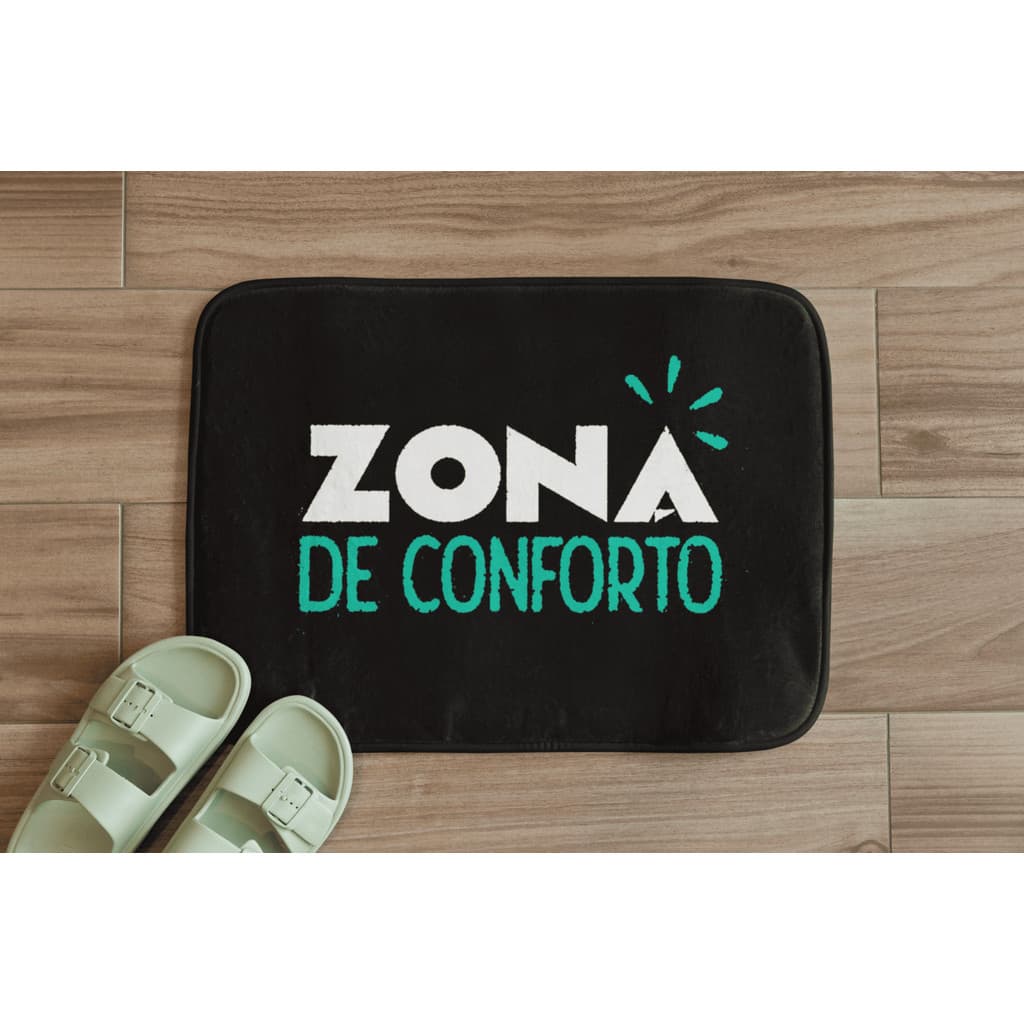 Tapete Para Entrada Casa Porta Sala Antiderrapante 90X40 Zona De Conforto