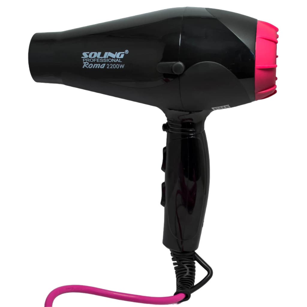 Secador de Cabelo Soling Roma 2200W Profissional 4 Velocidades 4 Temperaturas