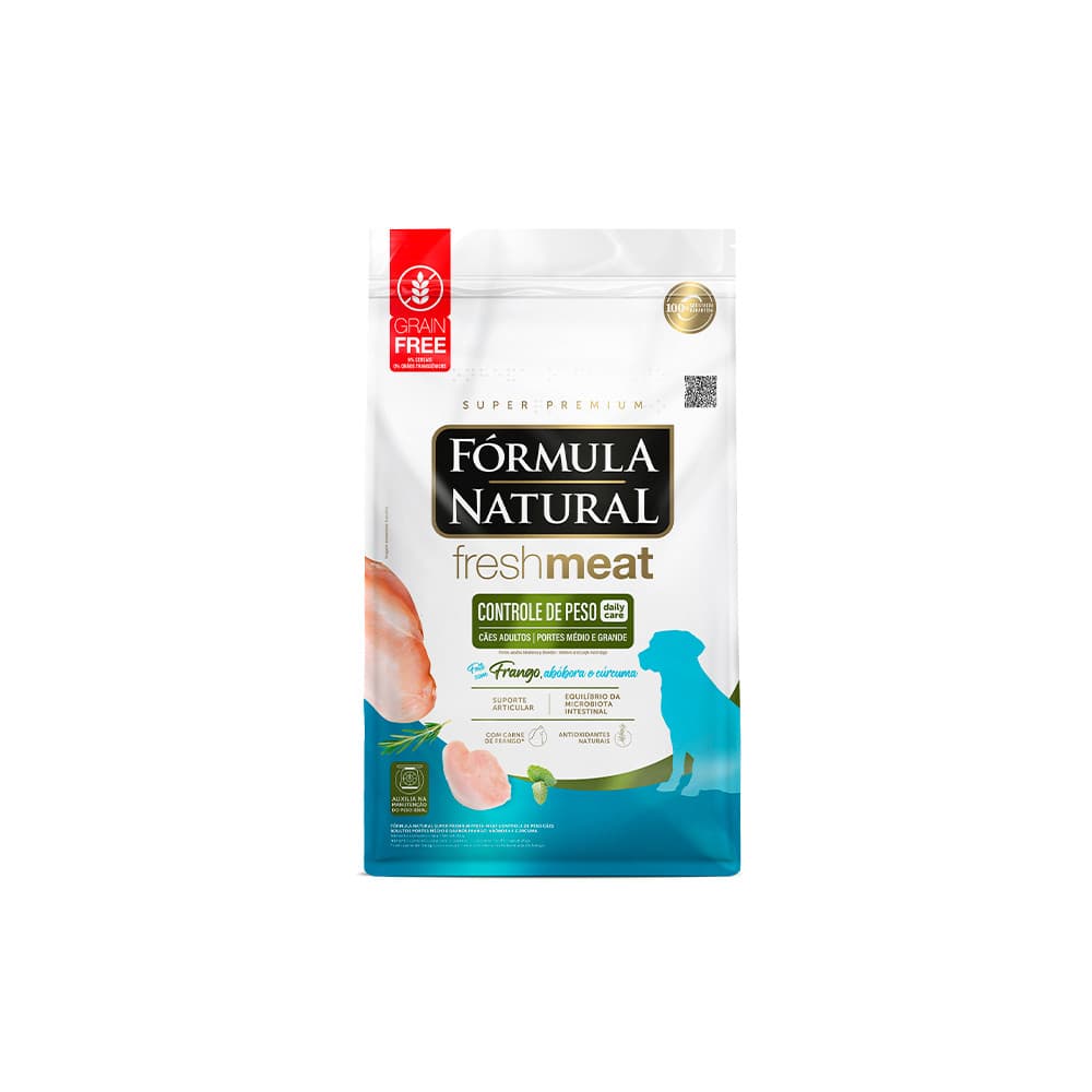 FORMULA NATURAL FRESH MEAT CONTROLE DE PESO MEDIO LIGHT 12KG