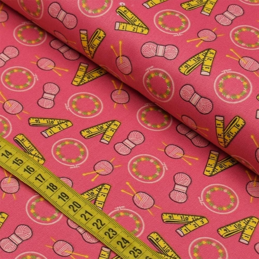 Tecido Estampado para Patchwork - Corte e Costura 2682 (0,50x1,40)