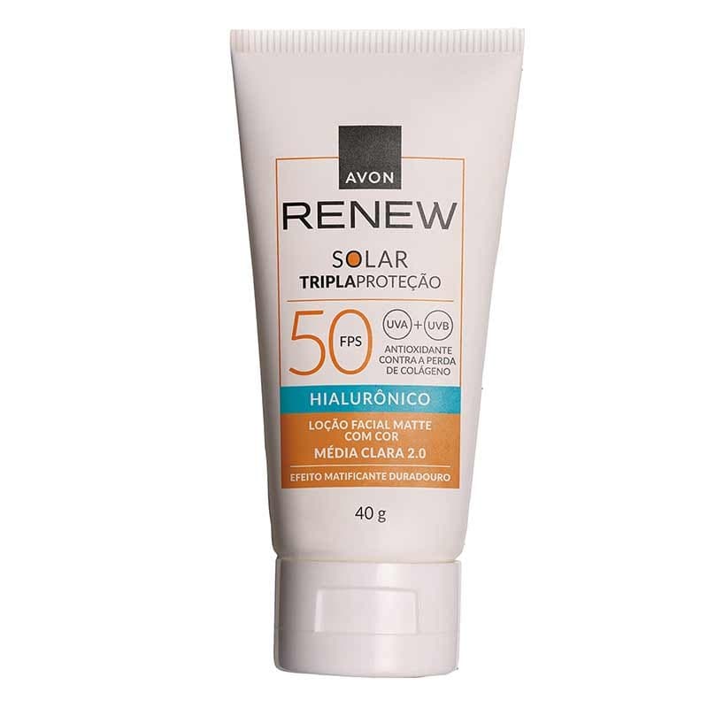 Renew Protetor Solar Fps 50 Media Clara 2.0 40g