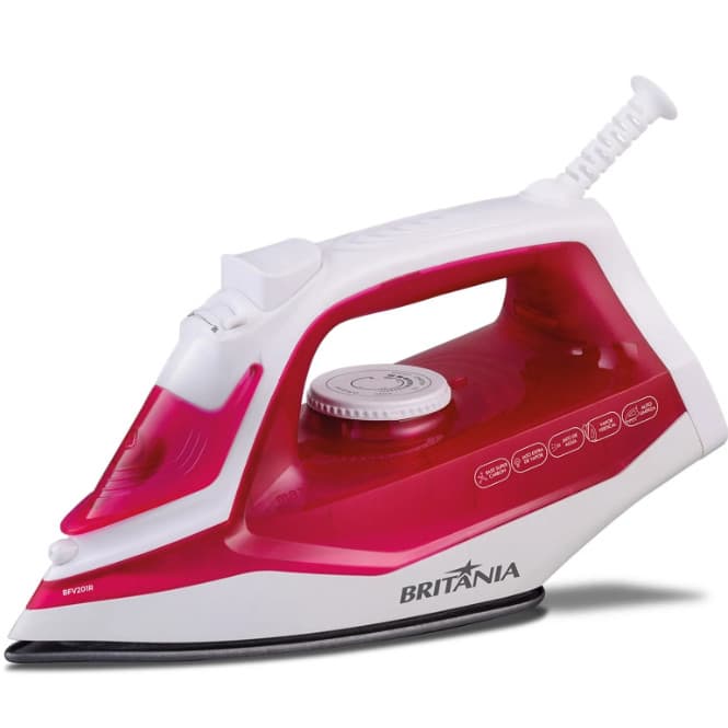 Ferro De Passar A Vapor Britania 1250w Luxx Red