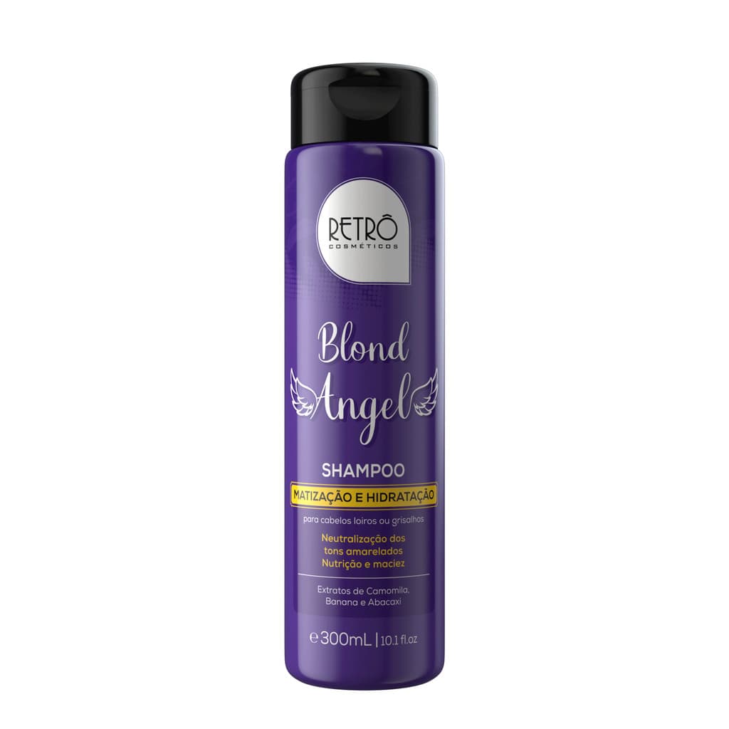 Shampoo Retrô Cosméticos Matizador e Hidratante Blond Angel  - 300mL