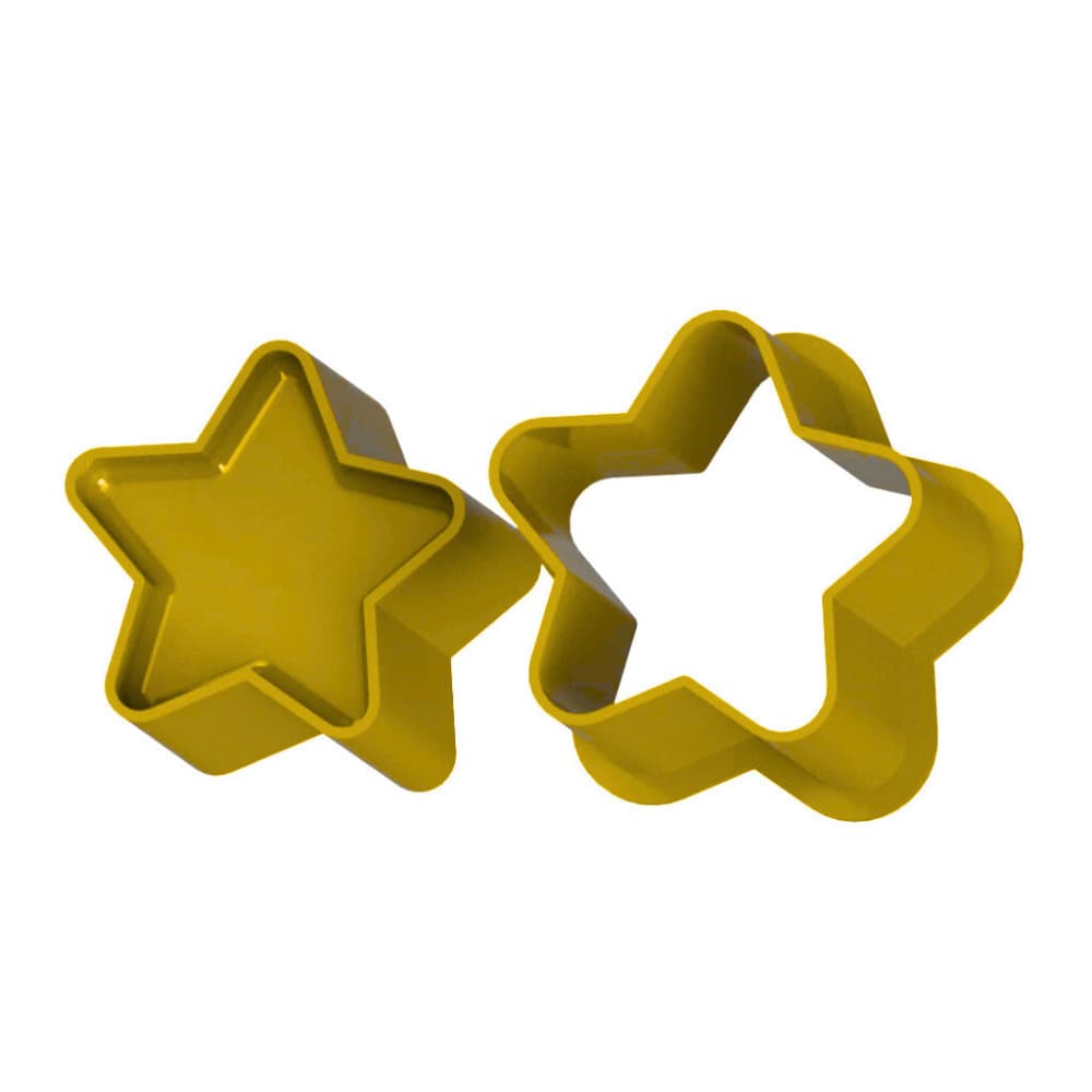 Ejetor Modelador Para Doces ESTRELA Brigadeiros Docinhos Massa Biscuit Biscoito Resistente Massinha Modelar Pasta