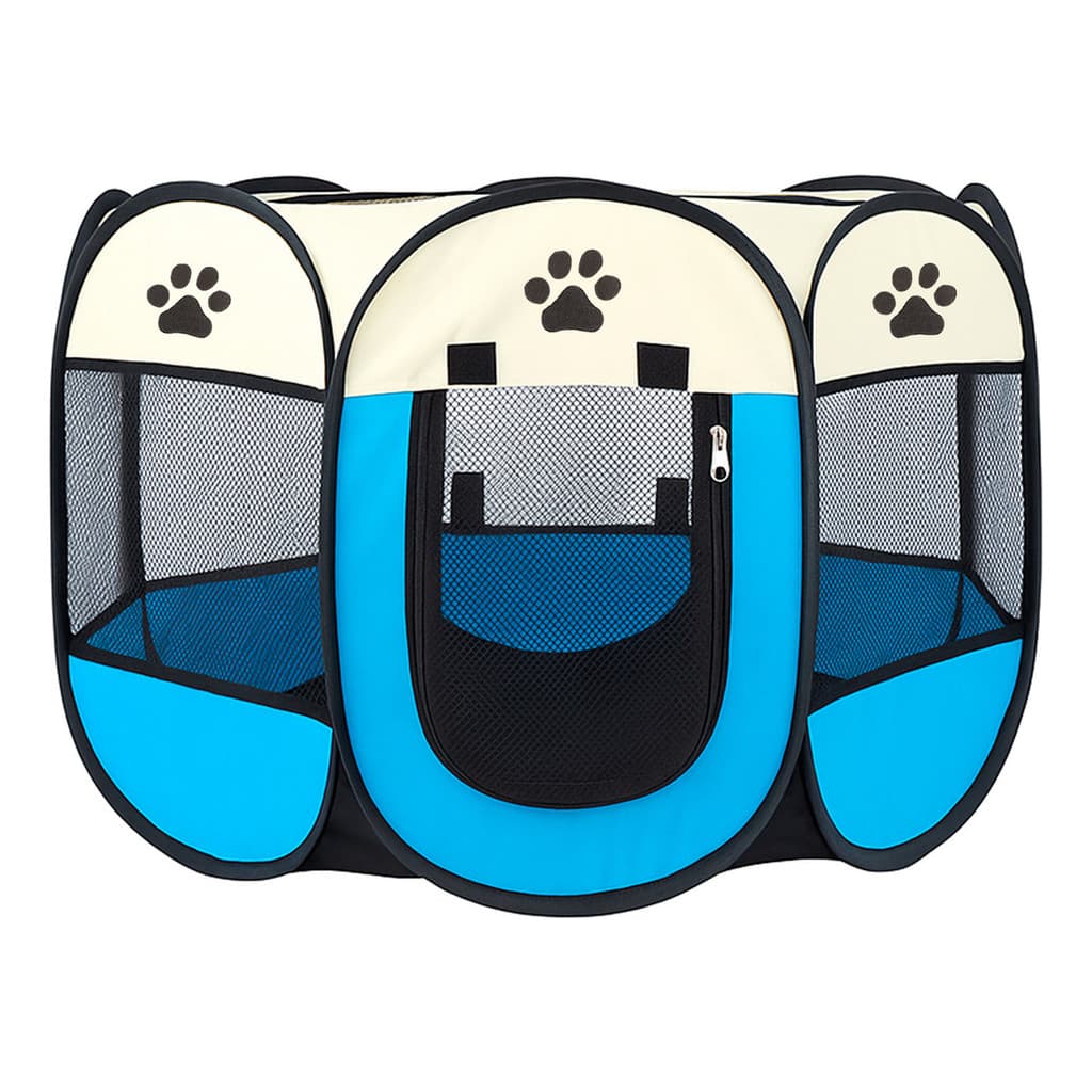 Cercado Pet Grande Casinha Dobrável Cachorros 80x80x57cm