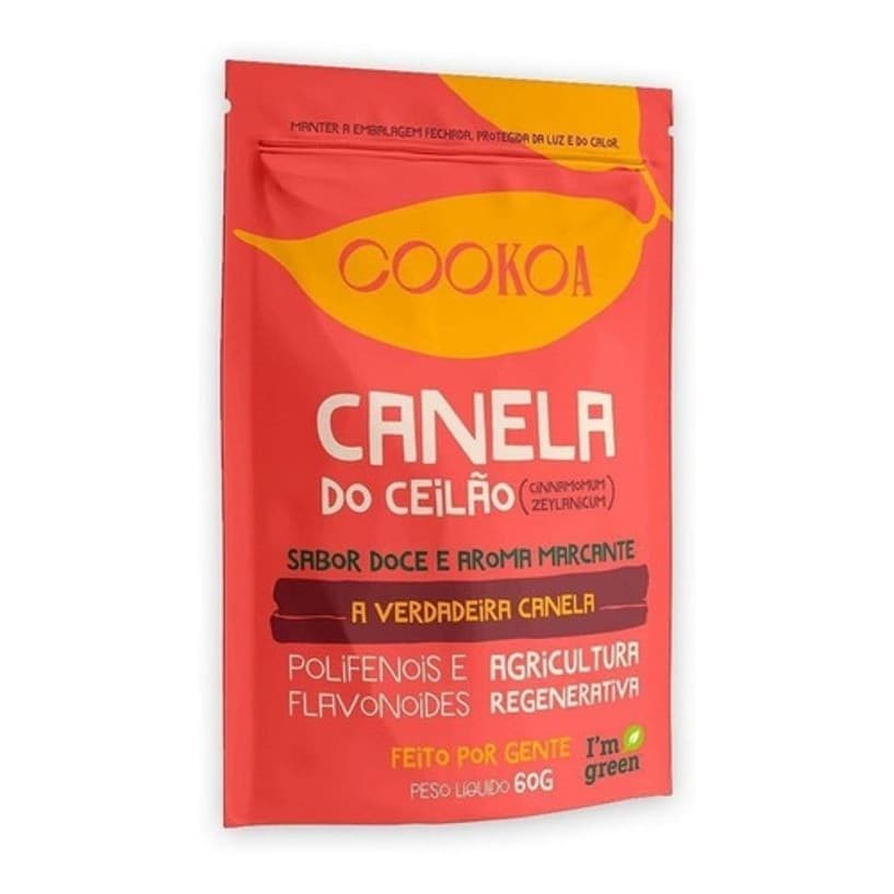 Canela Do Ceilão Cookoa Cinnamomum Zeylanicum 60g Sem Glutén