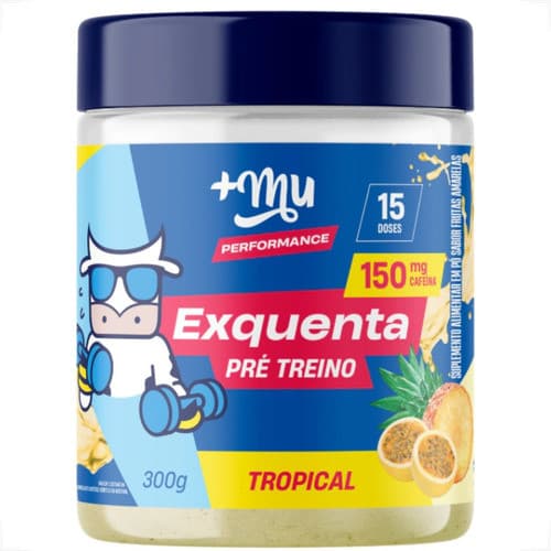 Exquenta Pré-treino +mu 300g Performance Sabor E Energia