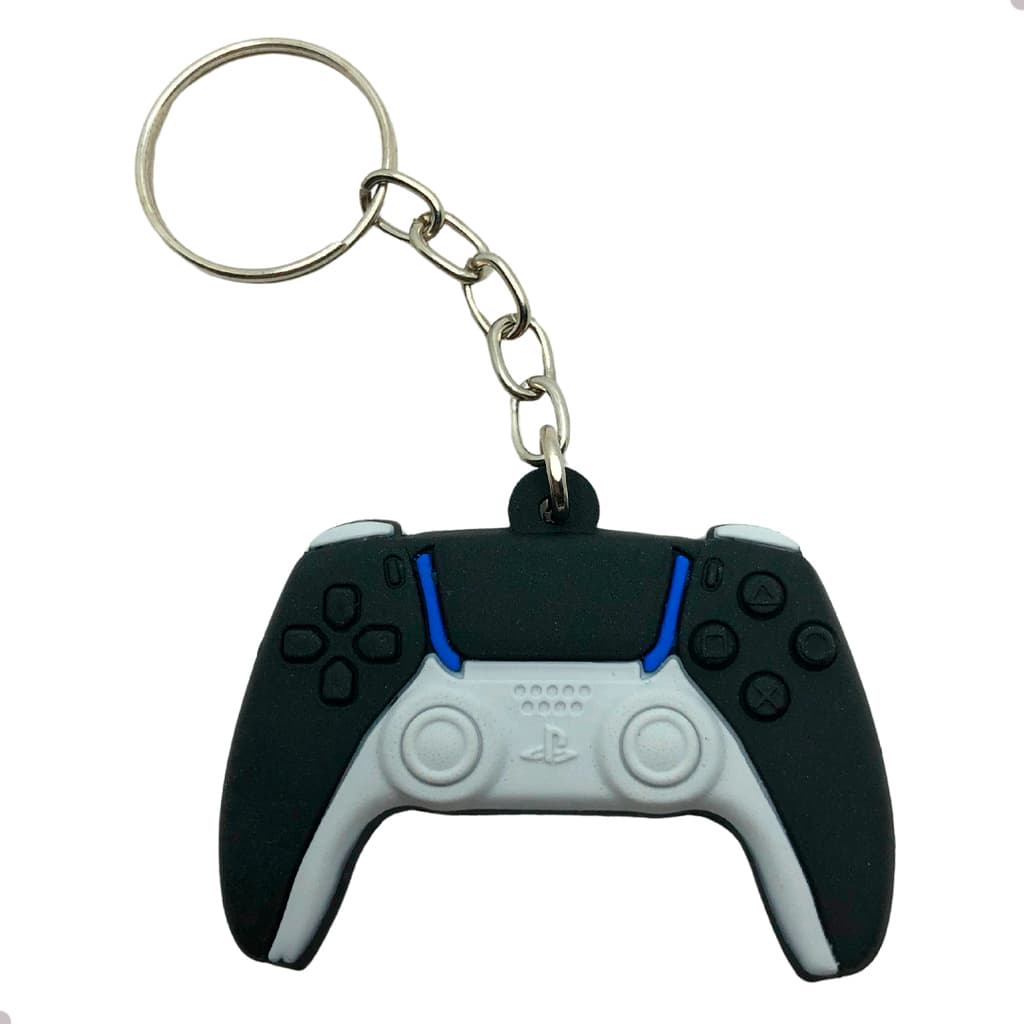 Chaveiro Colecionável Controle Preto Ps5 Vídeo Game Geek