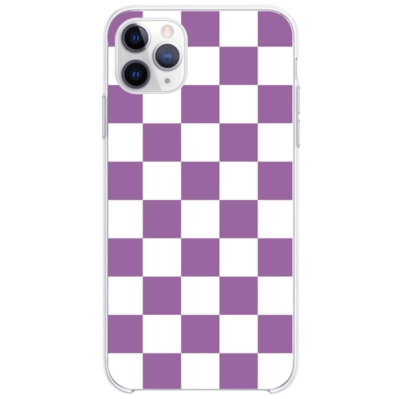 Capinha de Celular Quadriculada Lilás - Diversos Celulares