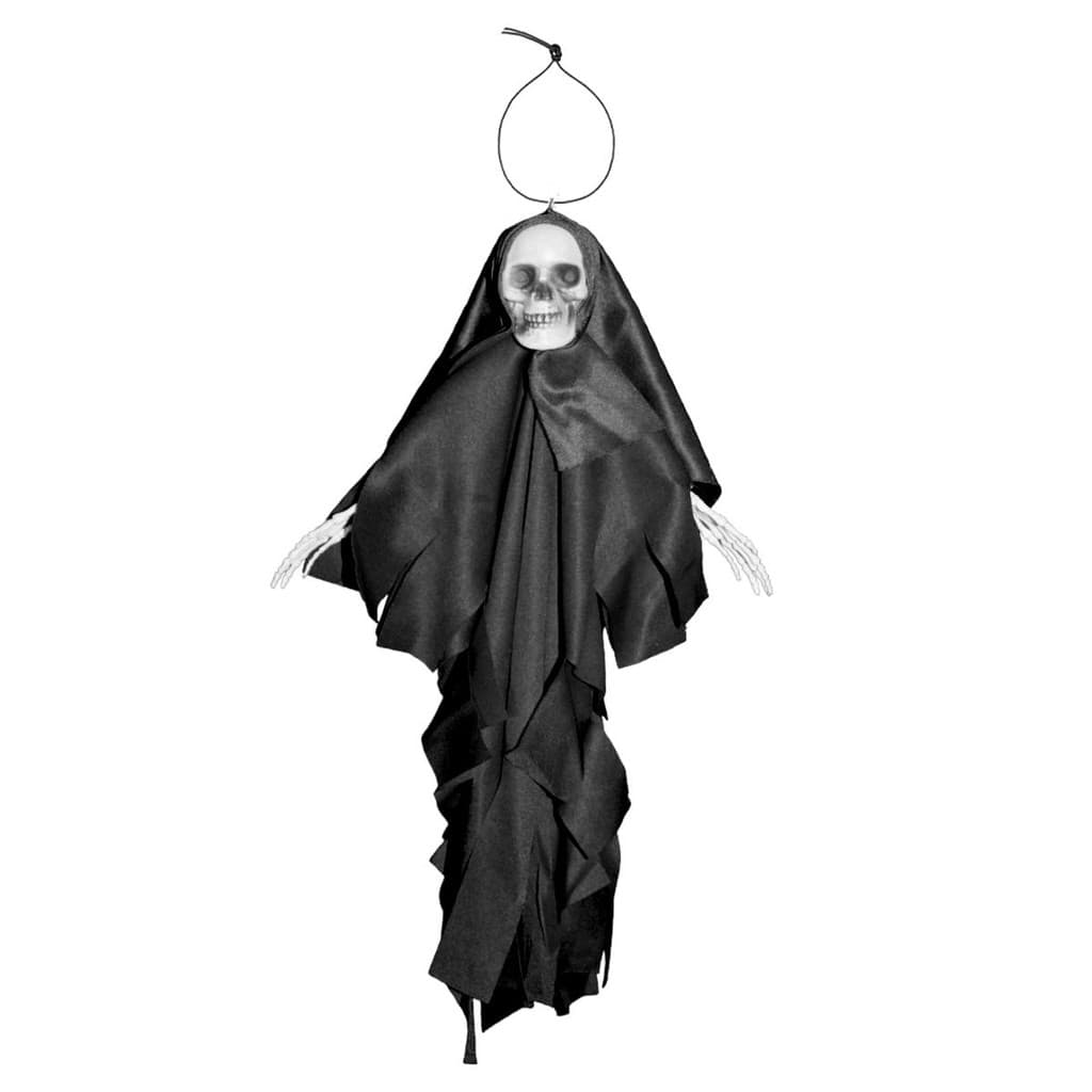 Caveira de Halloween Articulada Bonecos pra Decoração dia das Bruxas Preto
