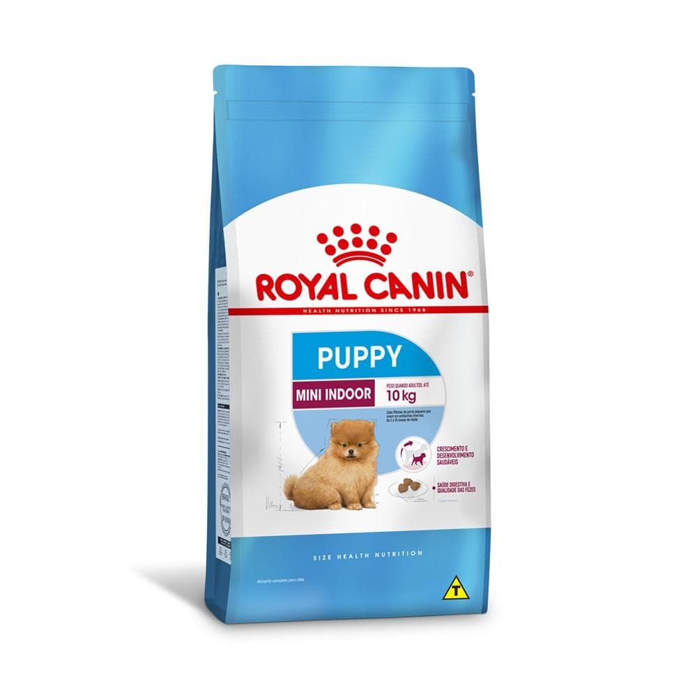 Ração Royal Canin Mini Indoor Junior Cães Filhotes - 2,5Kg
