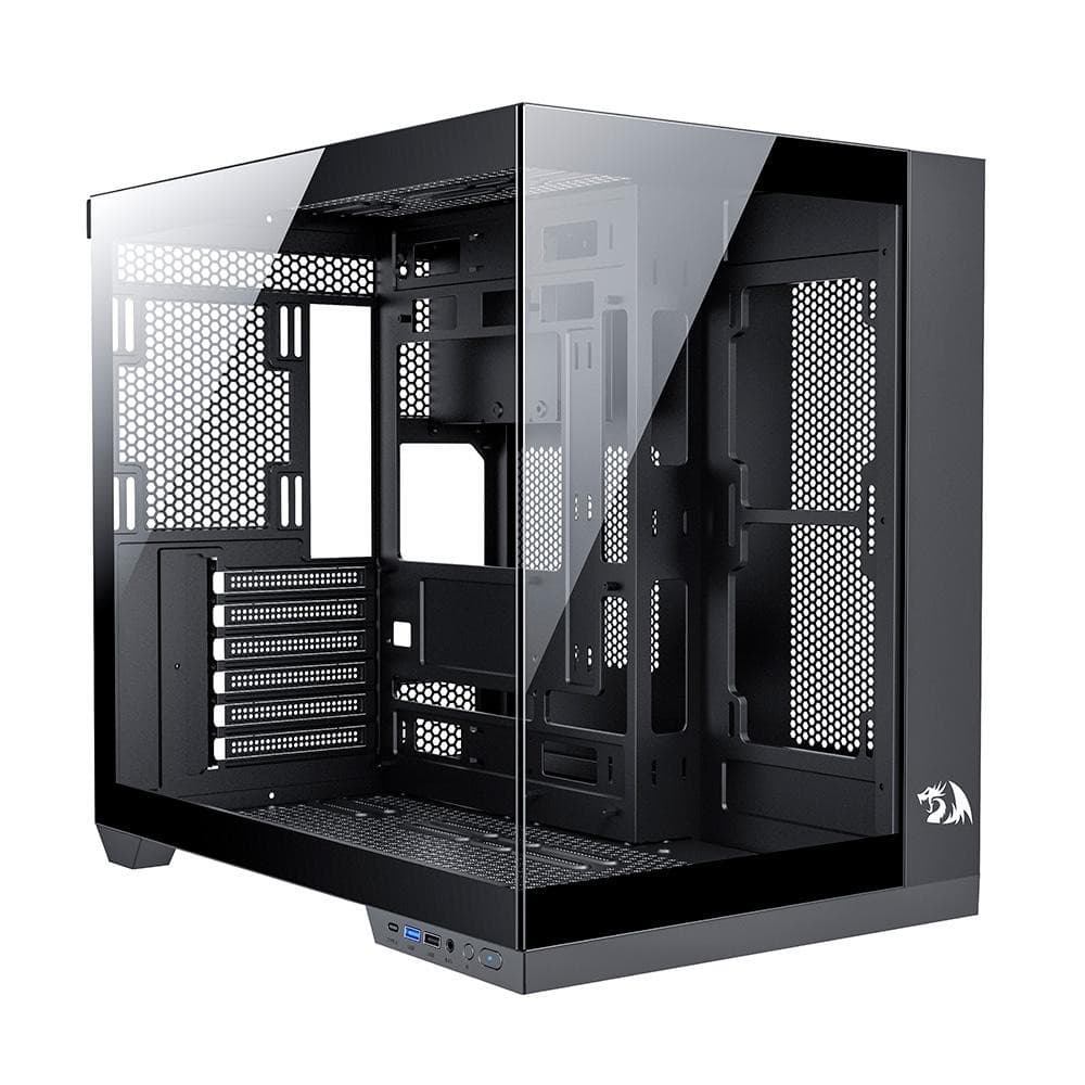 Gabinete Gamer Redragon Wideload Pro, Mid Tower, ATX, Lateral em Vidro Temperado, Preto