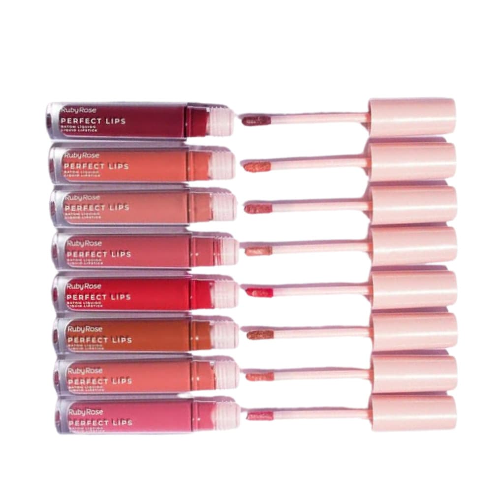 Batom Líquido Perfect Lips Linha Rosa - Ruby Rose Matte Alta Pigmentação