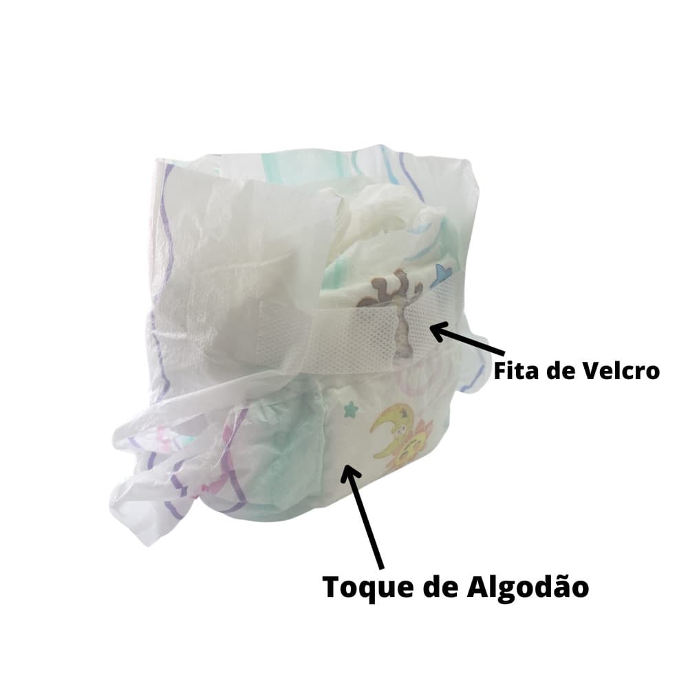 Fralda Recem Nascido Prematuro até 3kg com 30 unidades