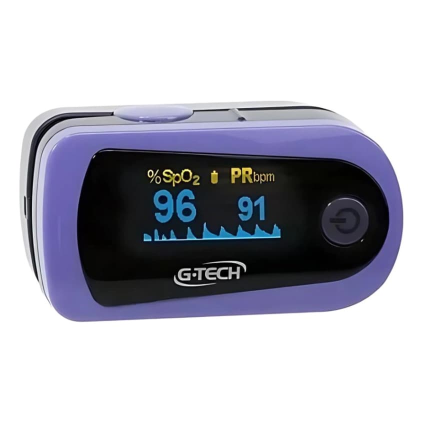 Oxímetro de dedo Digital Medidor de Saturação Frequencia Cadíaca G-Tech
