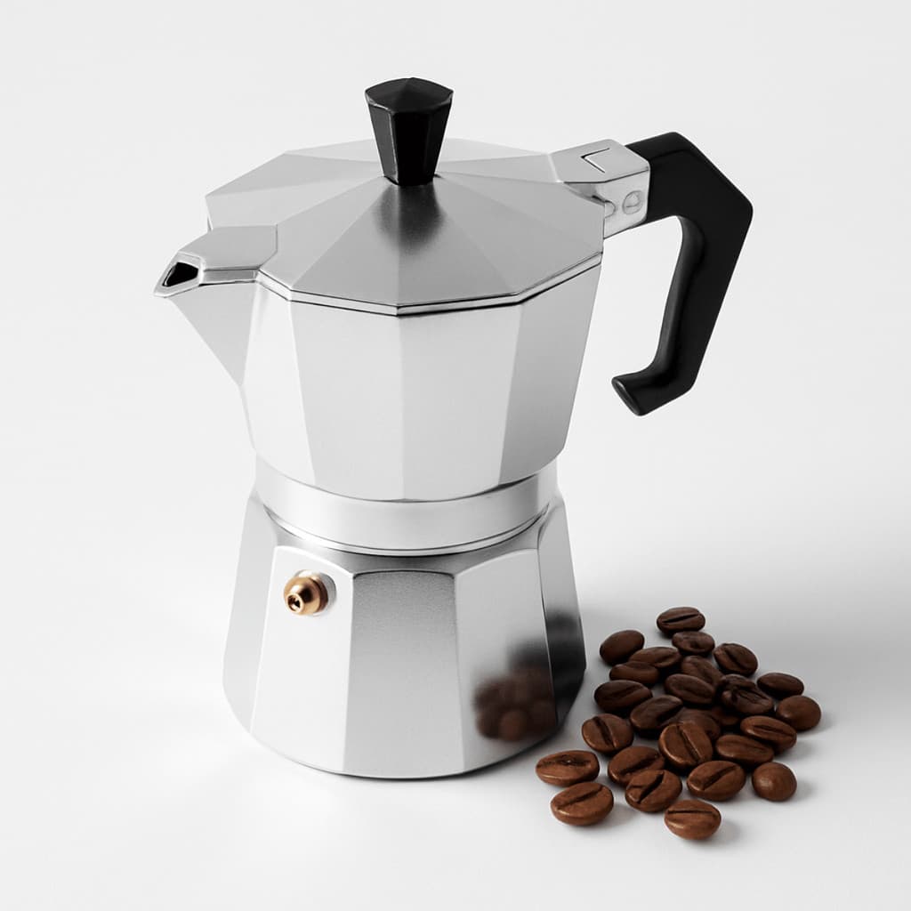 Cafeteira Italiana Alumínio 500ml 300ml 200ml Aço Inox Filtro Cafeteira Para Café Expresso Rápida Premium Envio Imediato