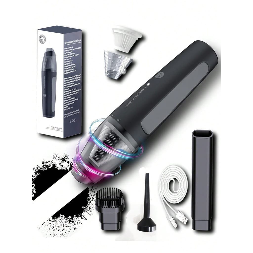 Aspirador De Pó Mini Soprador 3em1 Usb Portatil Recarregável  yobel