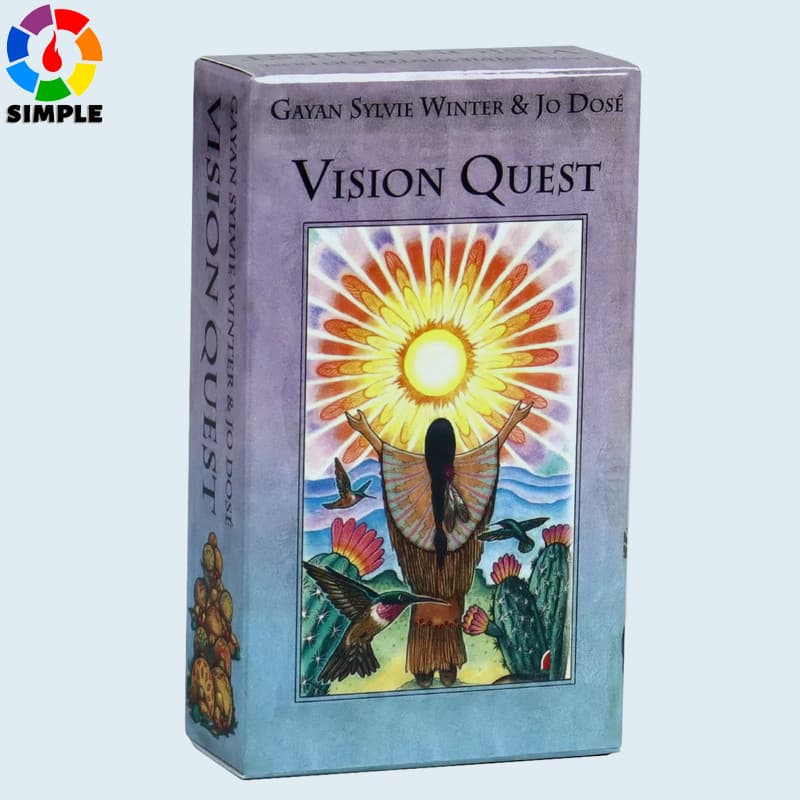 Vision Quest Tarot Deck Cards For Family